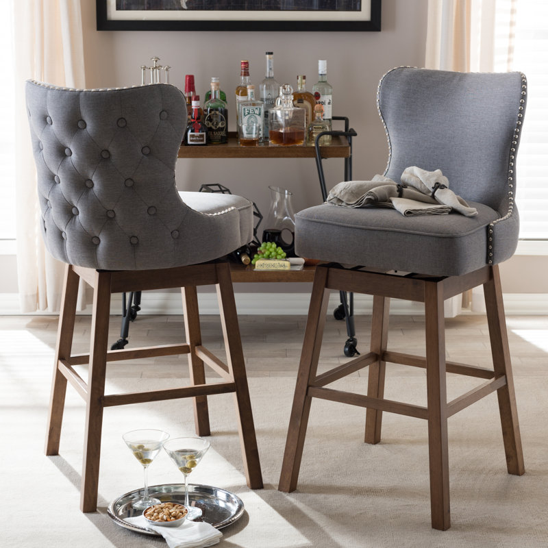 Three Posts™ Wadley Swivel 31" Bar Stool & Reviews Wayfair